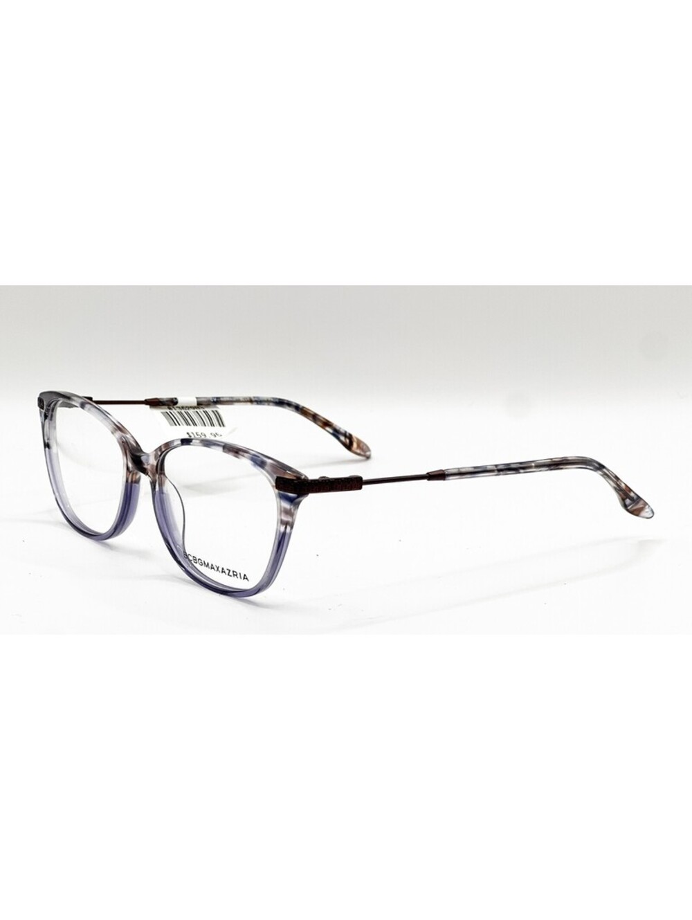 Bcbgmaxazria Rowan Blue Brown Fade Cat Eye Authentic Eyeglass Frames 54-16